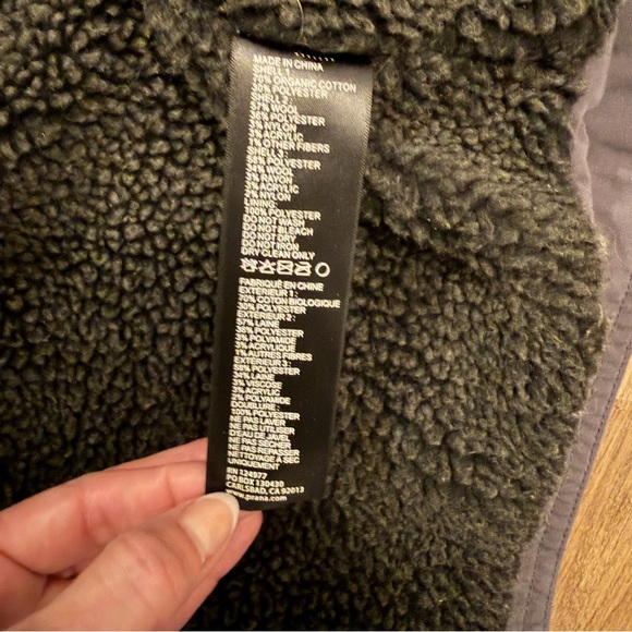 Prana Men’s Wool Blend Sherpa Lined Jacket Medium Plaid Gray - Picture 4 of 8